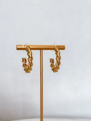 Everly Gold Medium Earrings