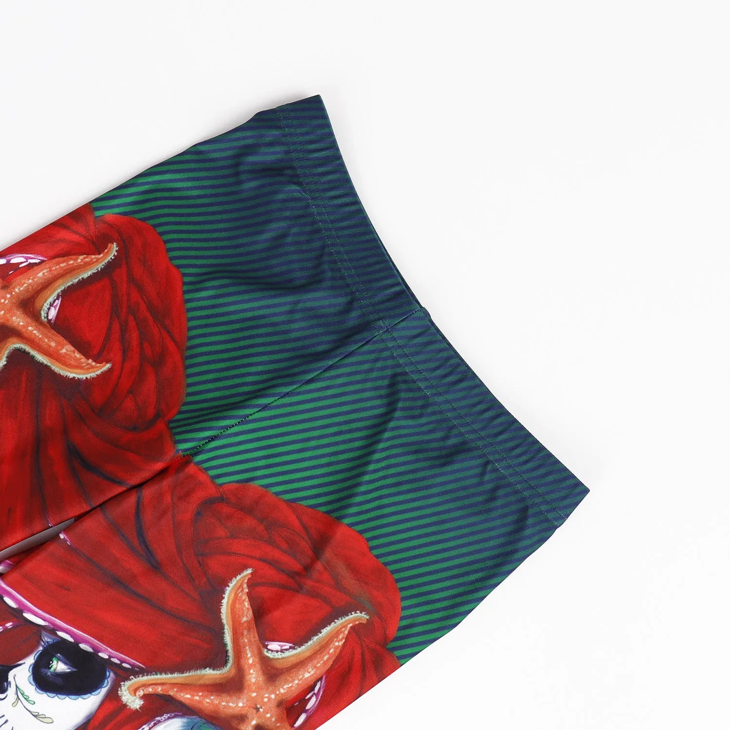 Eye catching colorful skull design leggings