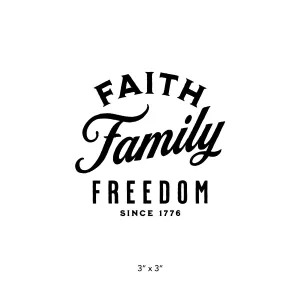 F3 Small Die Cut Sticker