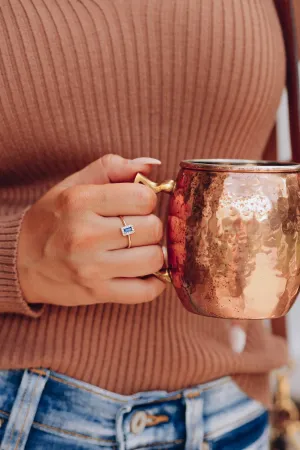 Fancy Statement Ring - Dk. Blue