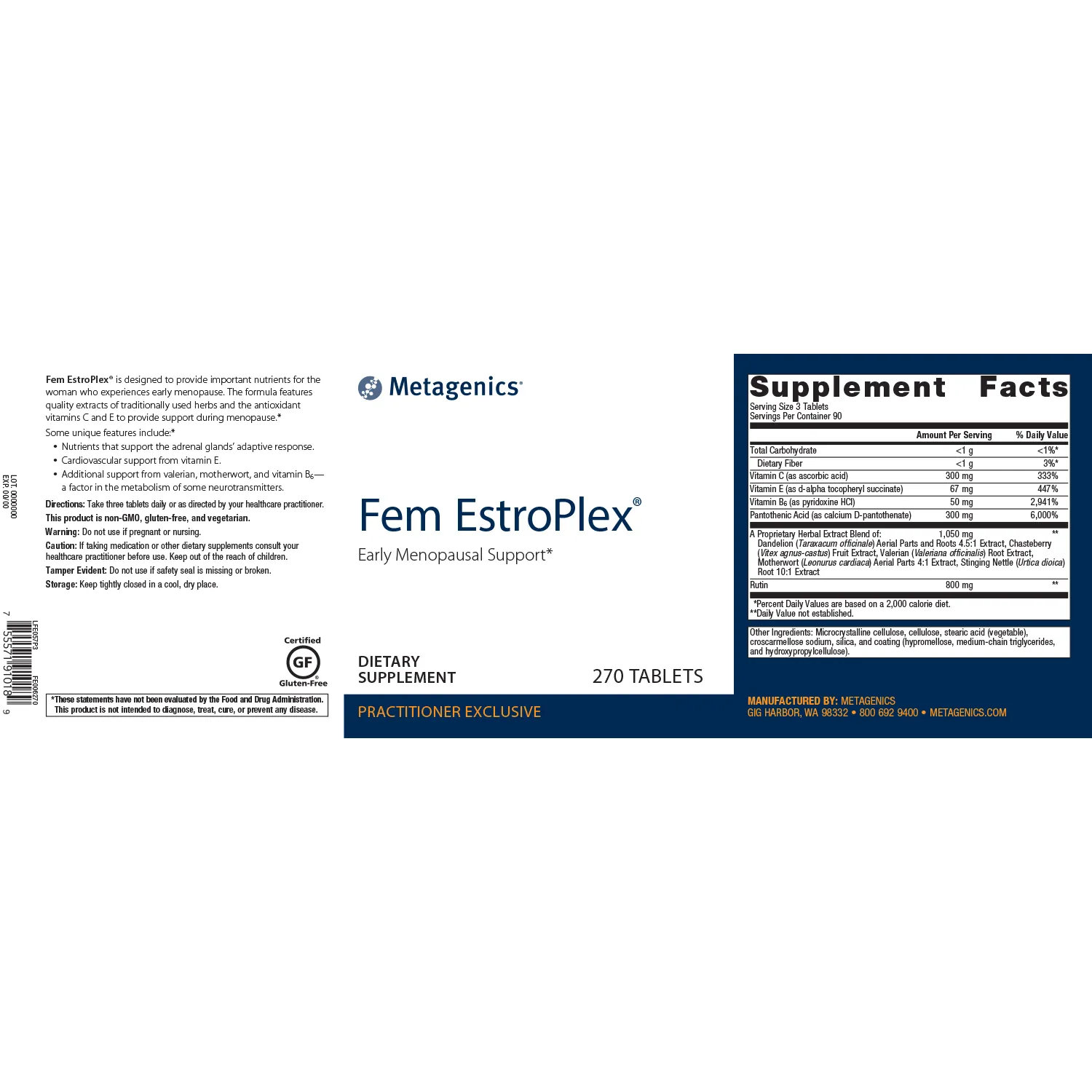 Fem EstroPlex® <br>Early Menopausal Support*