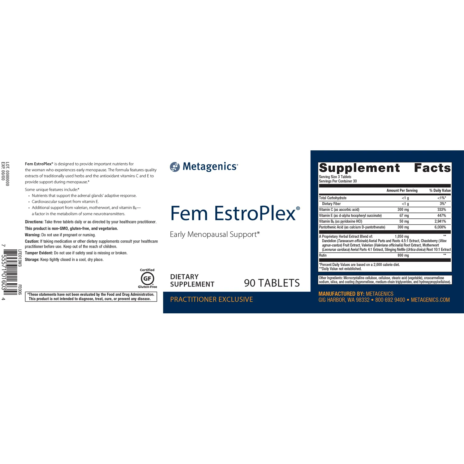 Fem EstroPlex® <br>Early Menopausal Support*