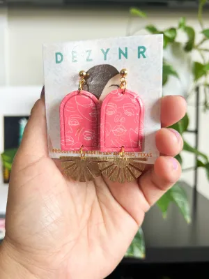 Femme Pink Dangles