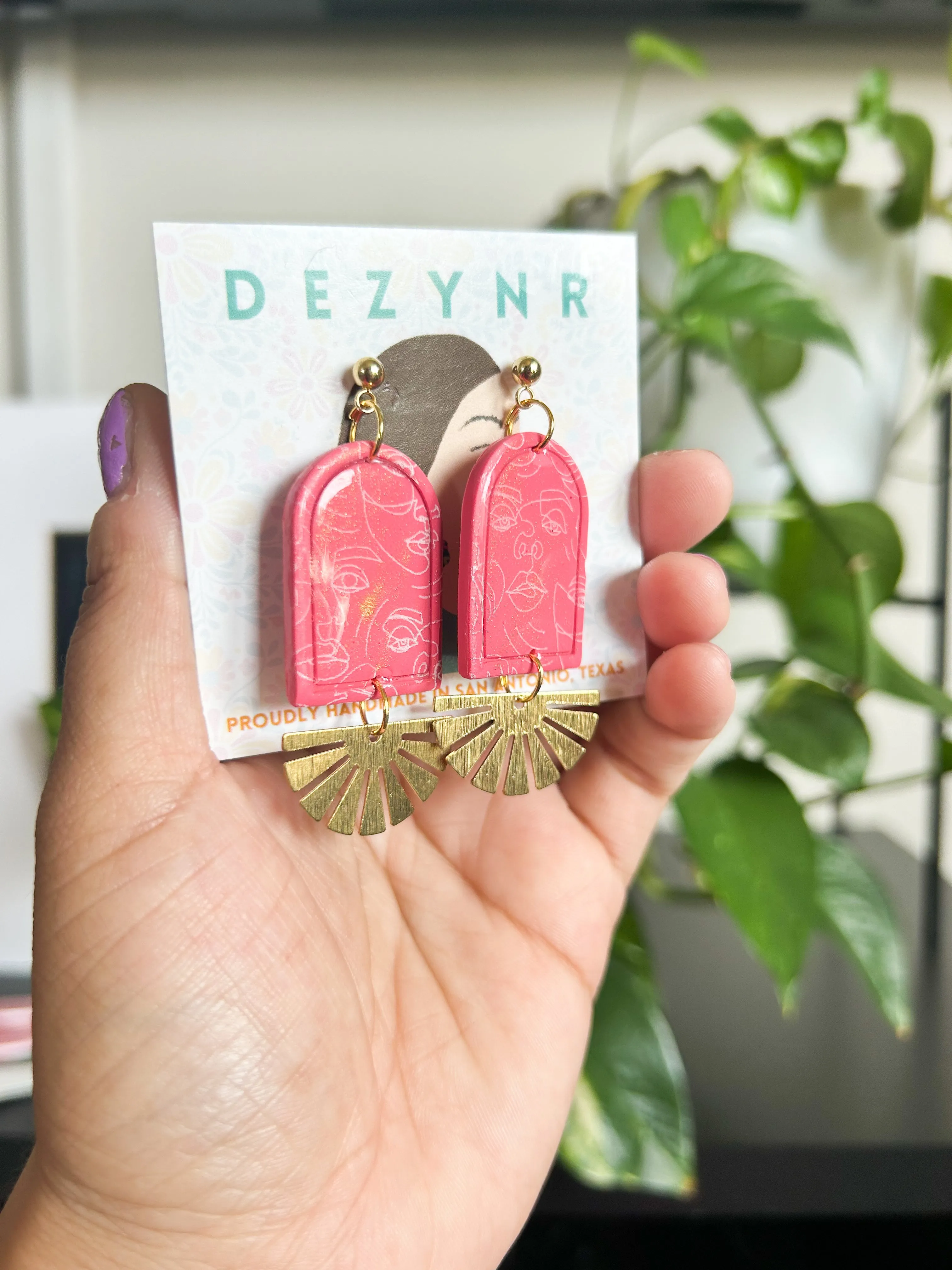 Femme Pink Dangles