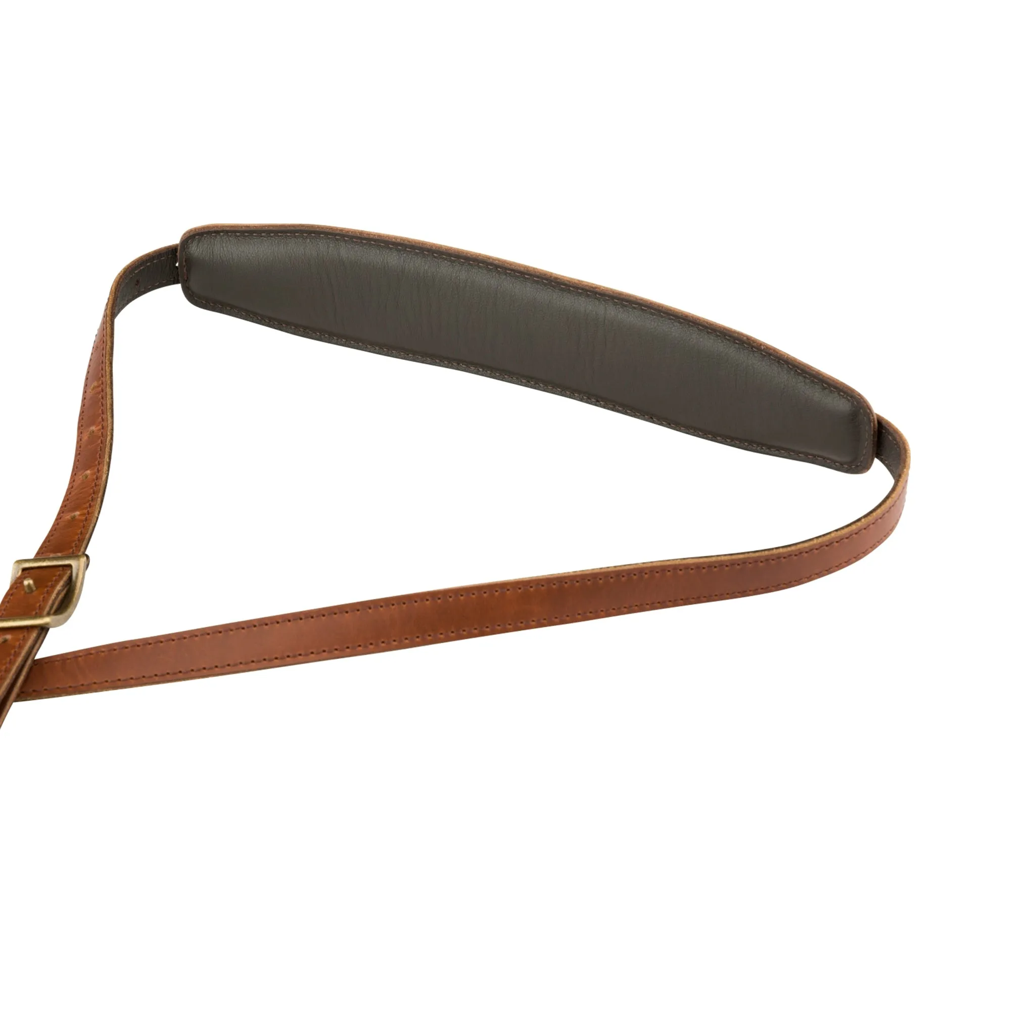 Fender Mustang Saddle Guitar Strap, Cognac, Long