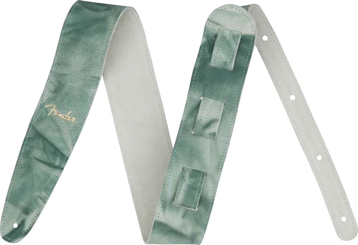 Fender Tie Dye Leather Strap 2"