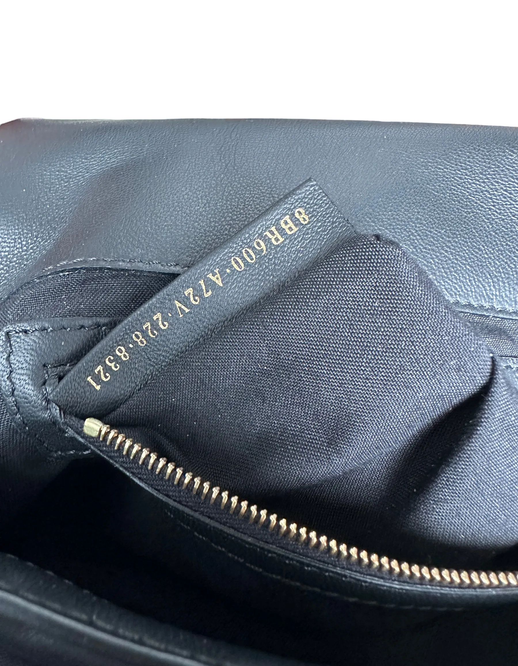 Fendi Black Nappa Embossed Logo FF 1974 Medium Baguette NM Bag w/ Two Straps