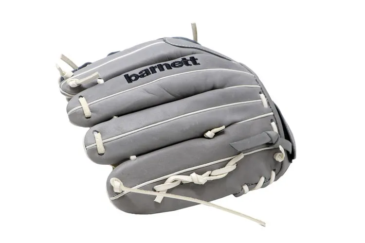 FL-130 professional baseball glove, full grain leather, outfield, softball, 13'', Light grey