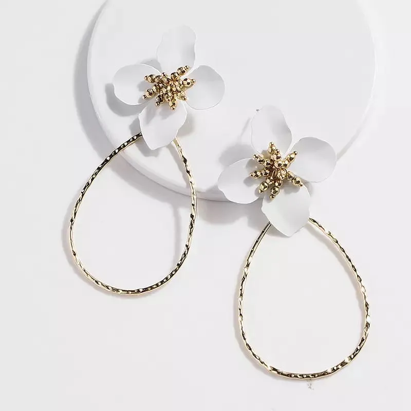 FLEUR STATEMENT EARRINGS