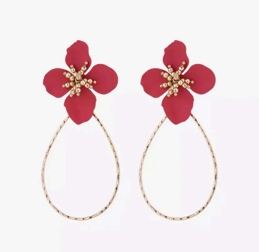 FLEUR STATEMENT EARRINGS
