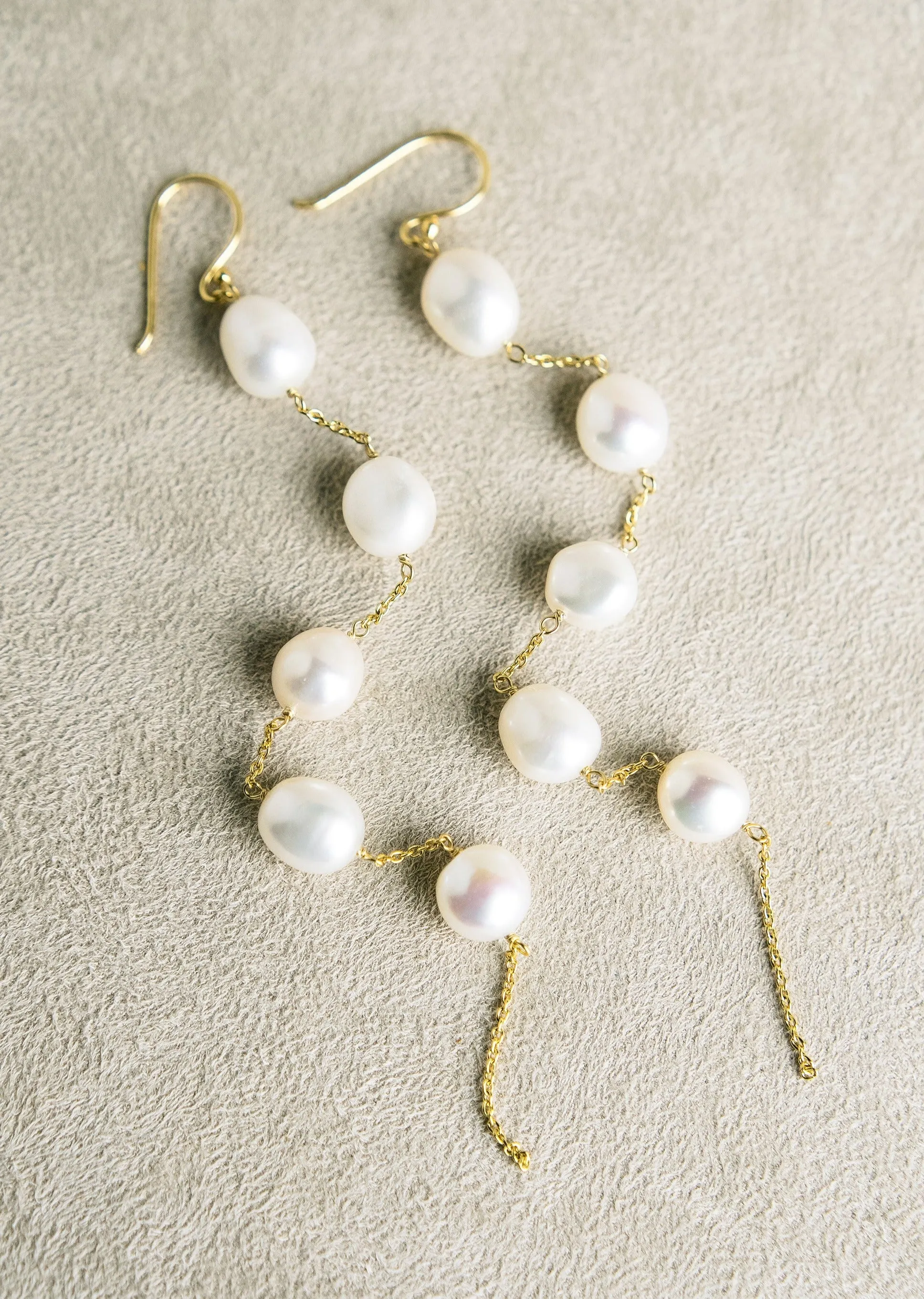 Flirty Pearl Drop Earrings
