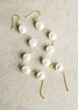 Flirty Pearl Drop Earrings