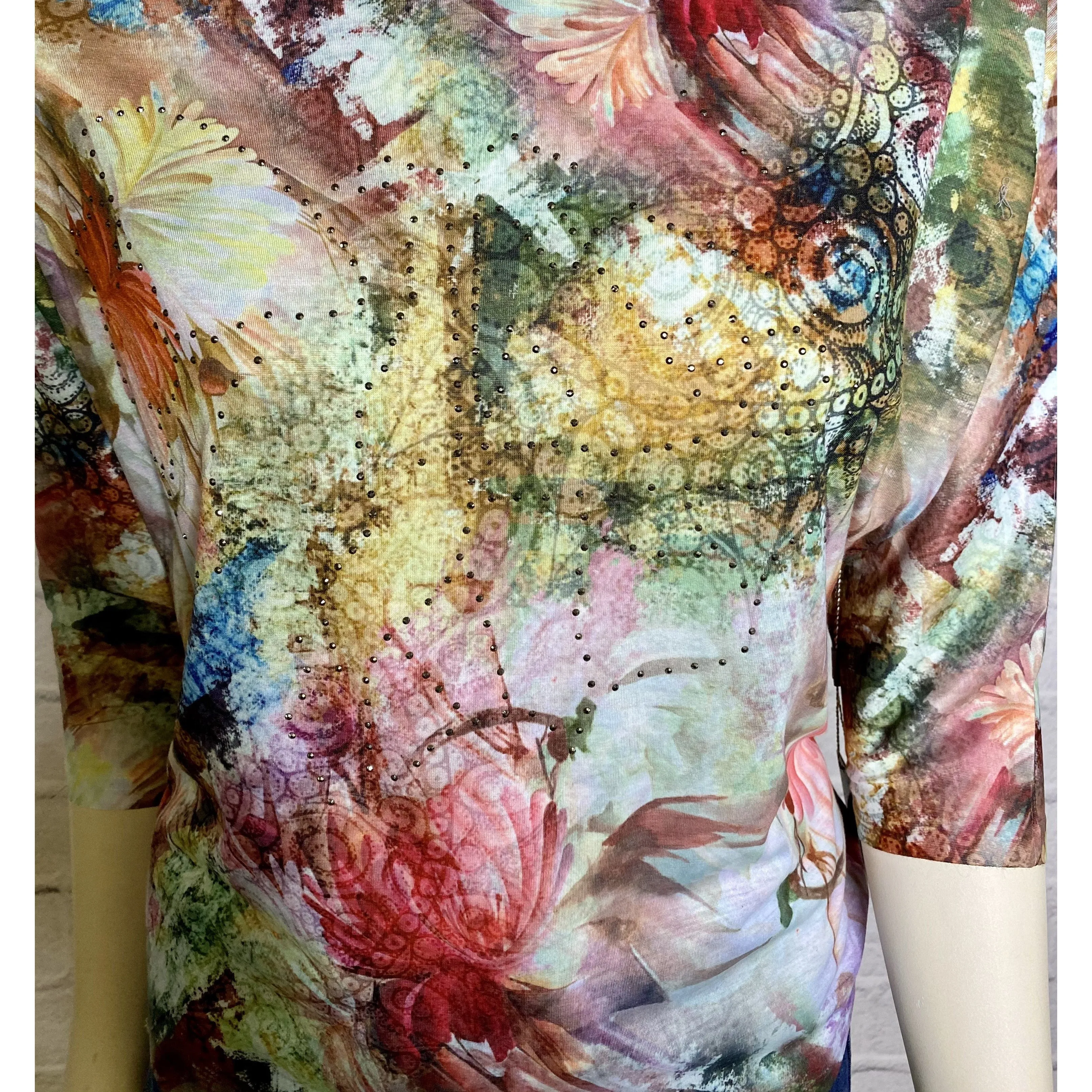 Floral Beaded Spring Dolman