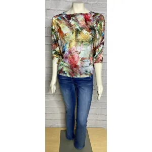 Floral Beaded Spring Dolman