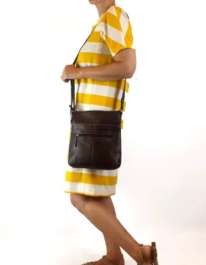 Fossil soft brown leather bag