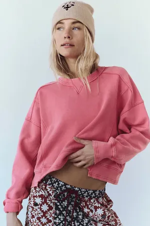 Free People: Intercept Pullover in Hibiscus