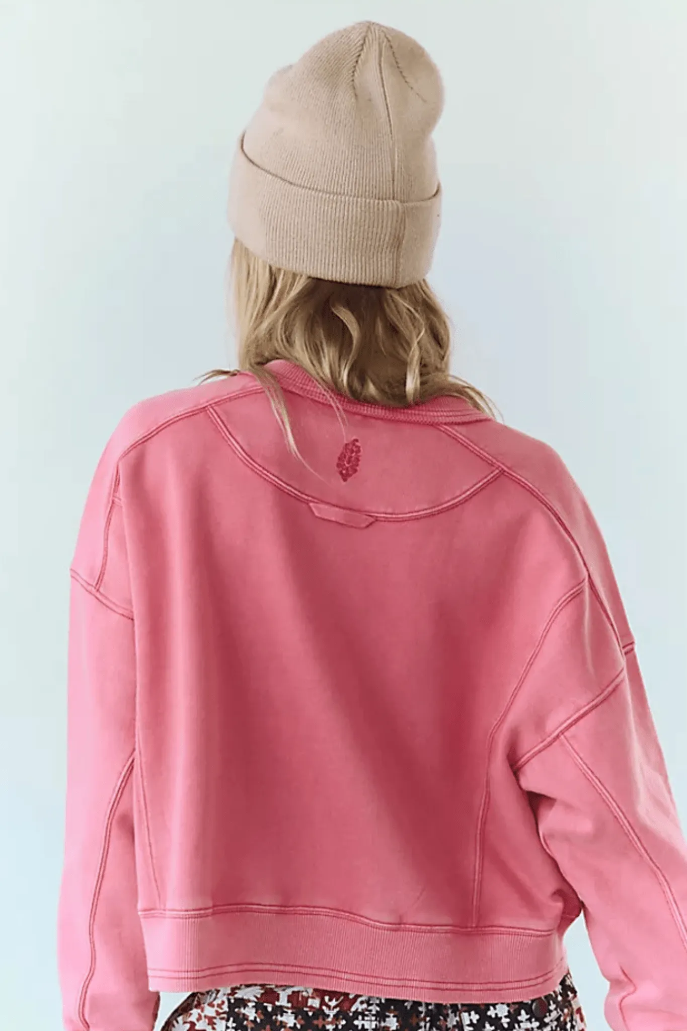 Free People: Intercept Pullover in Hibiscus
