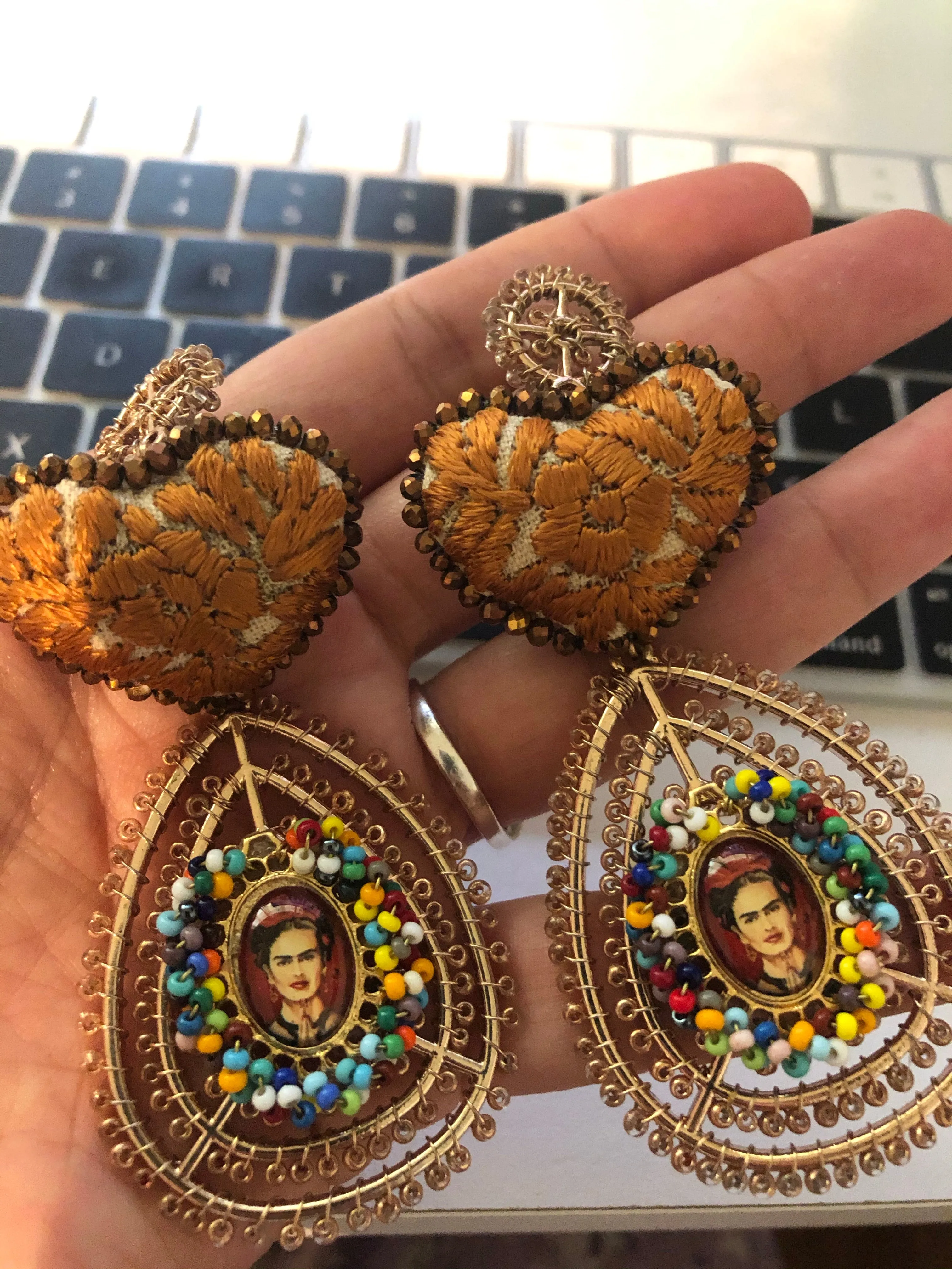 Frida Kahlo Statement Earrings