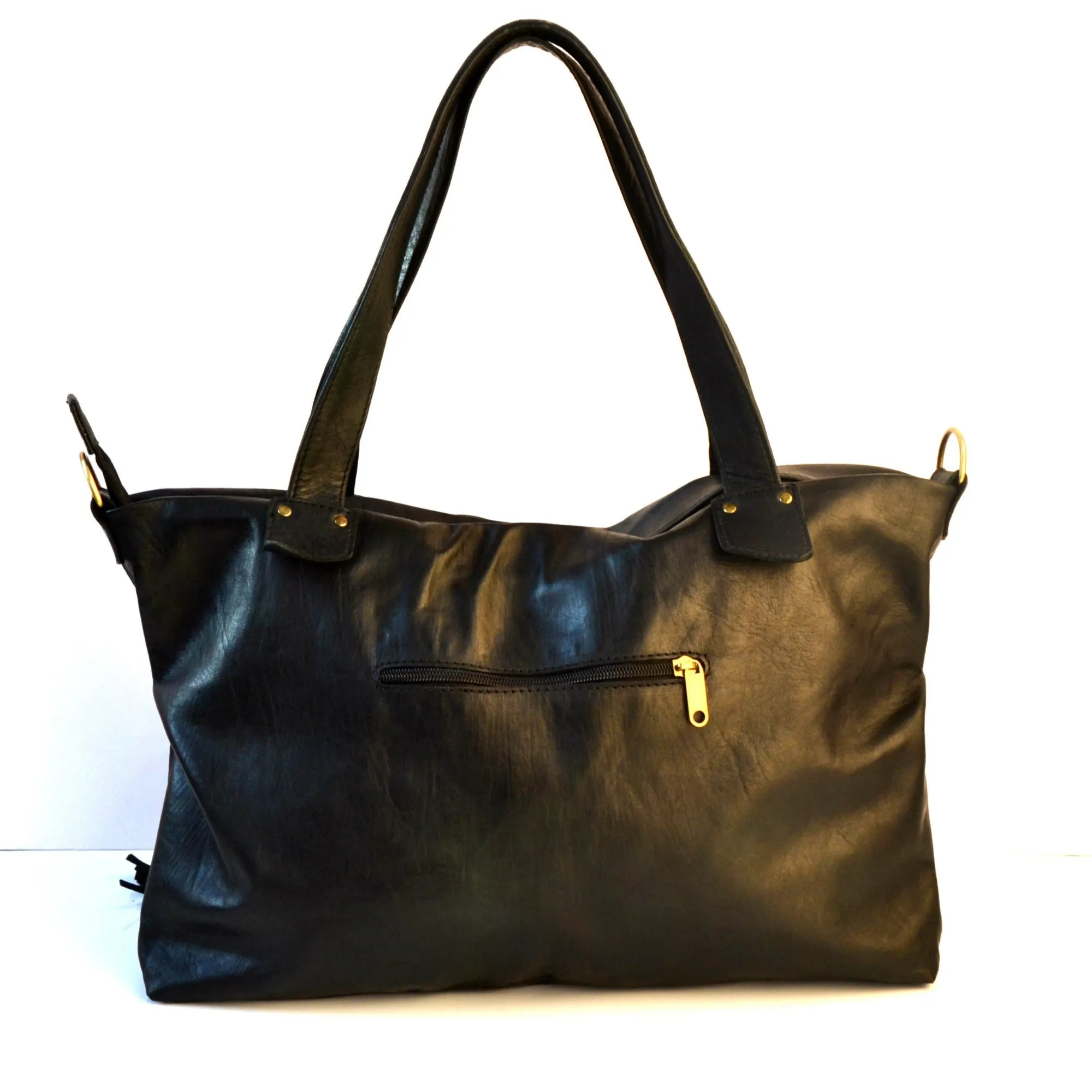 Fringe Leather Purse