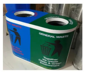 FRP DUO Dustbin