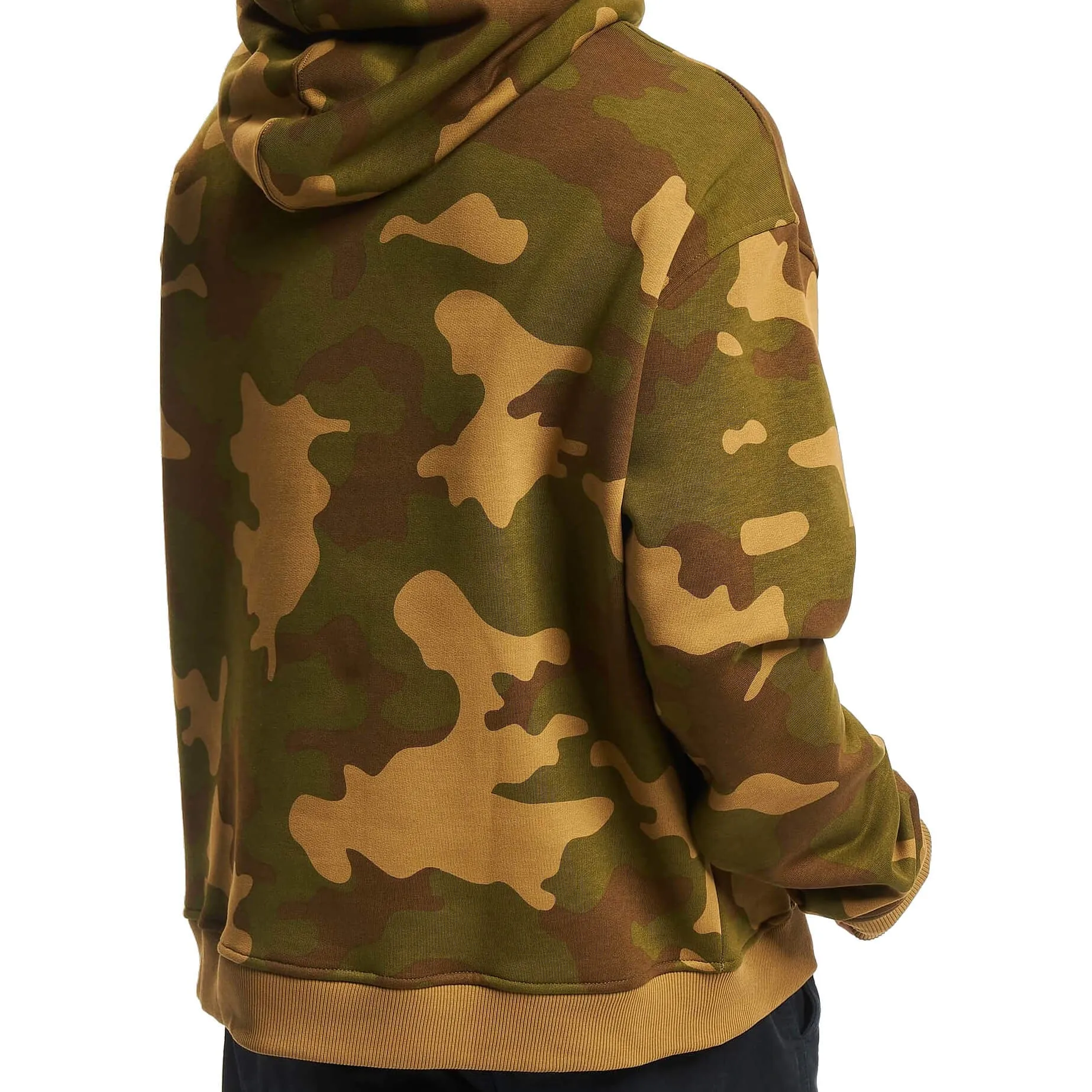 FUBU Corporate Camo Hoodie olive/orange