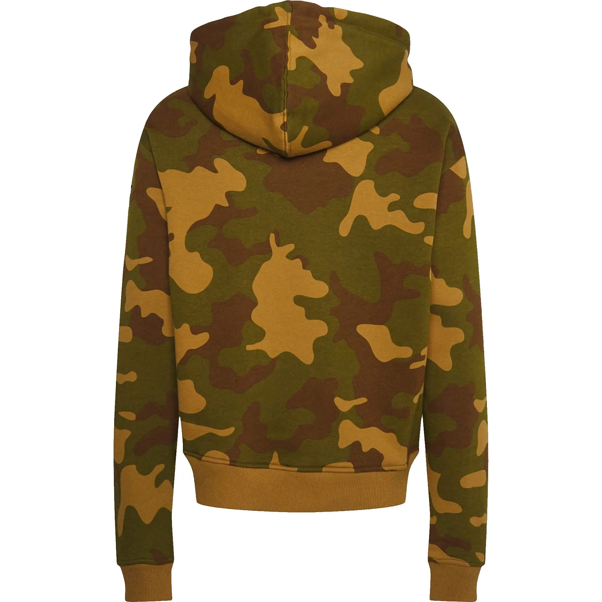 FUBU Corporate Camo Hoodie olive/orange