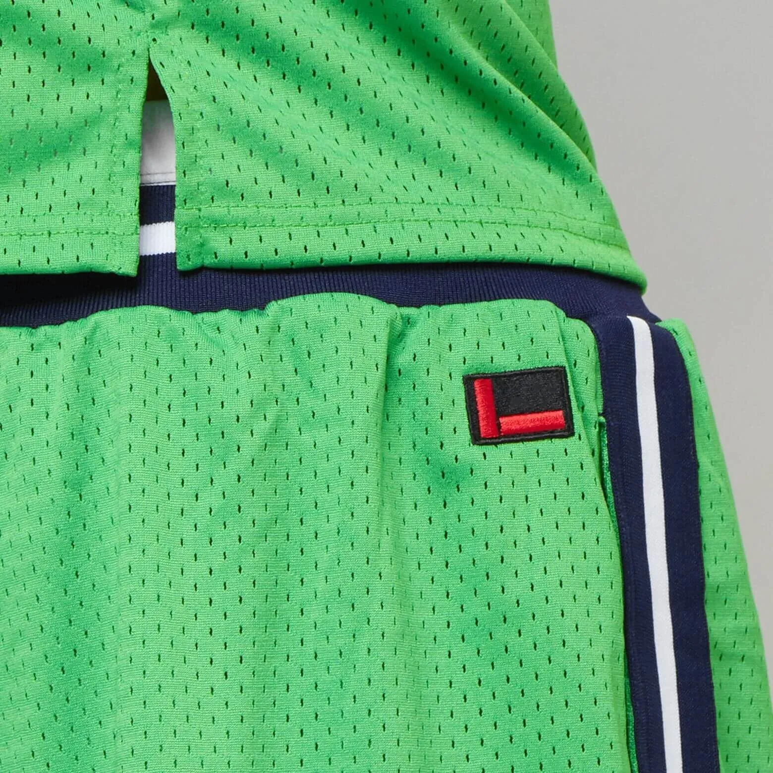 FUBU Corporate Mesh Shorts green/navy