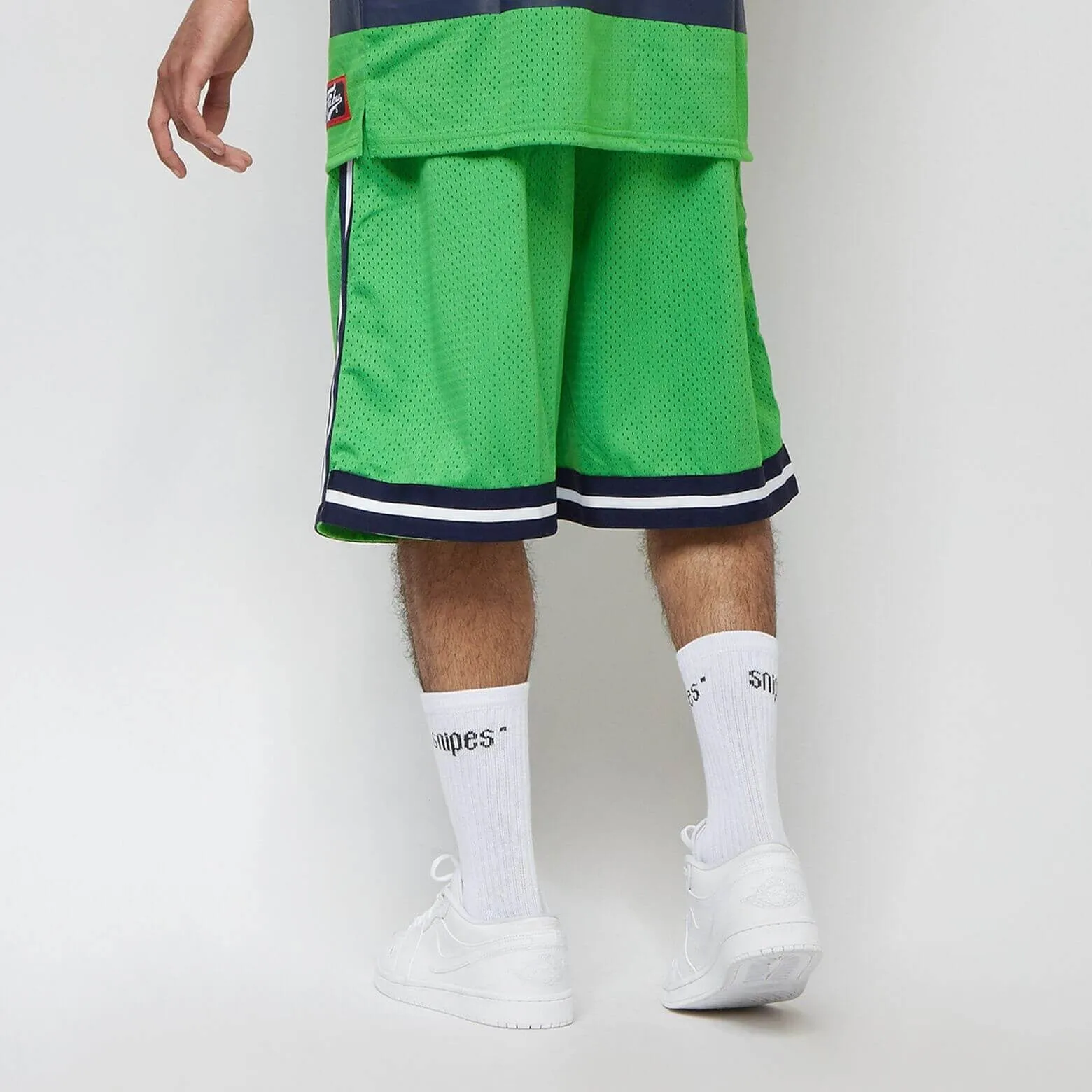 FUBU Corporate Mesh Shorts green/navy