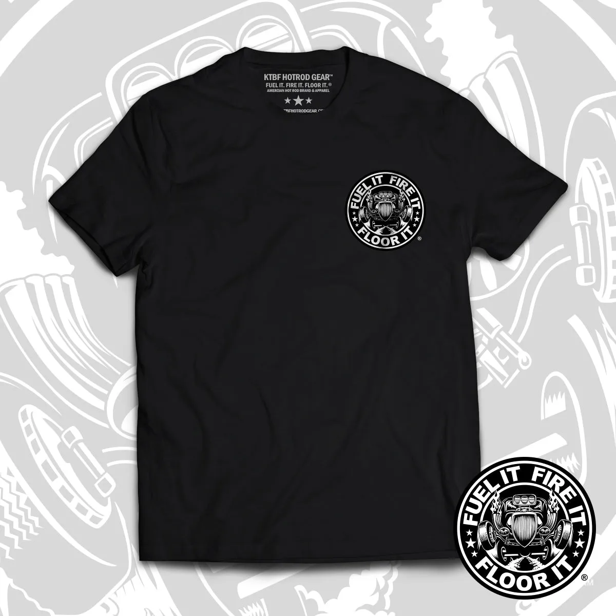FUEL IT, FIRE IT, FLOOR IT - "Corporate" short sleeve