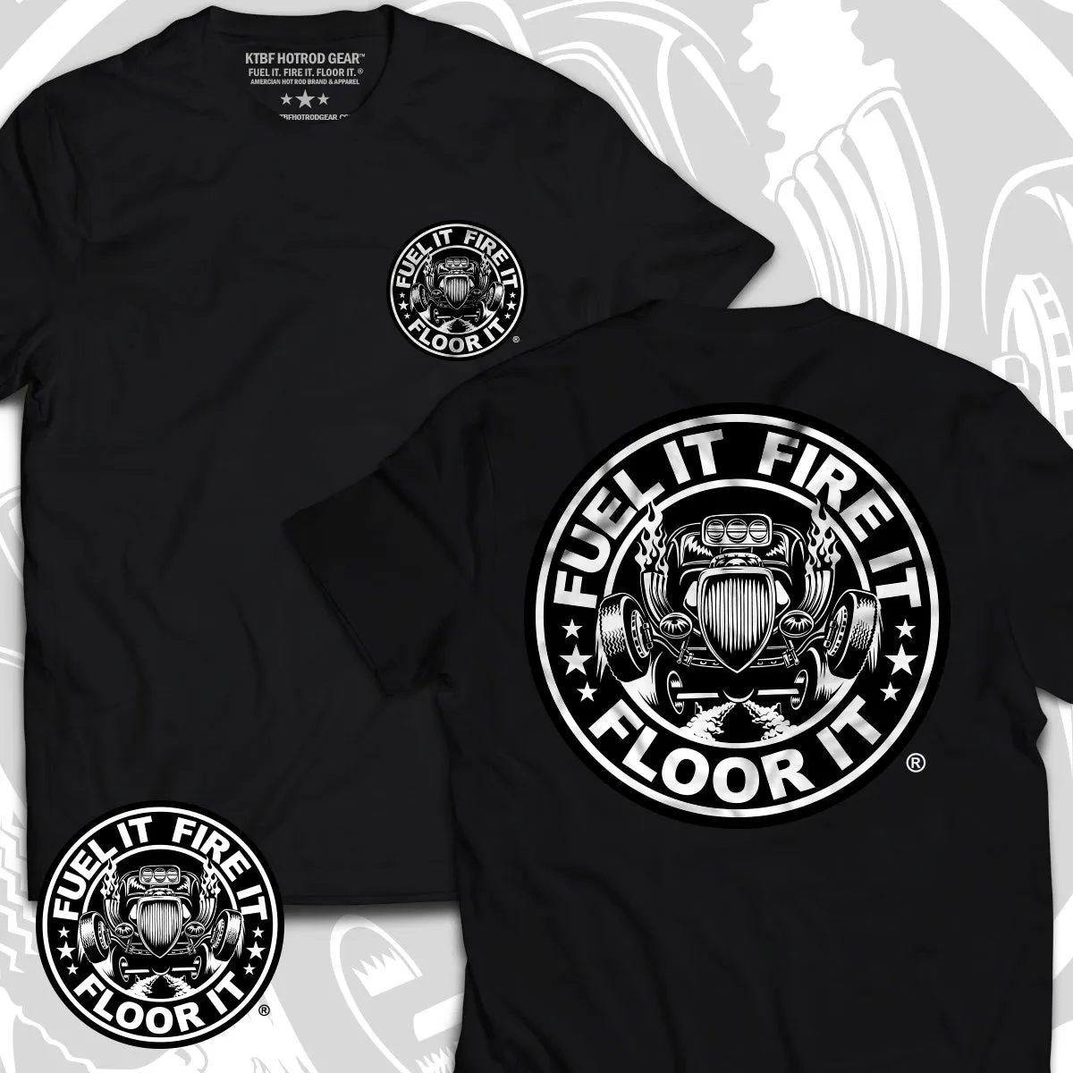 FUEL IT, FIRE IT, FLOOR IT - "Corporate" short sleeve