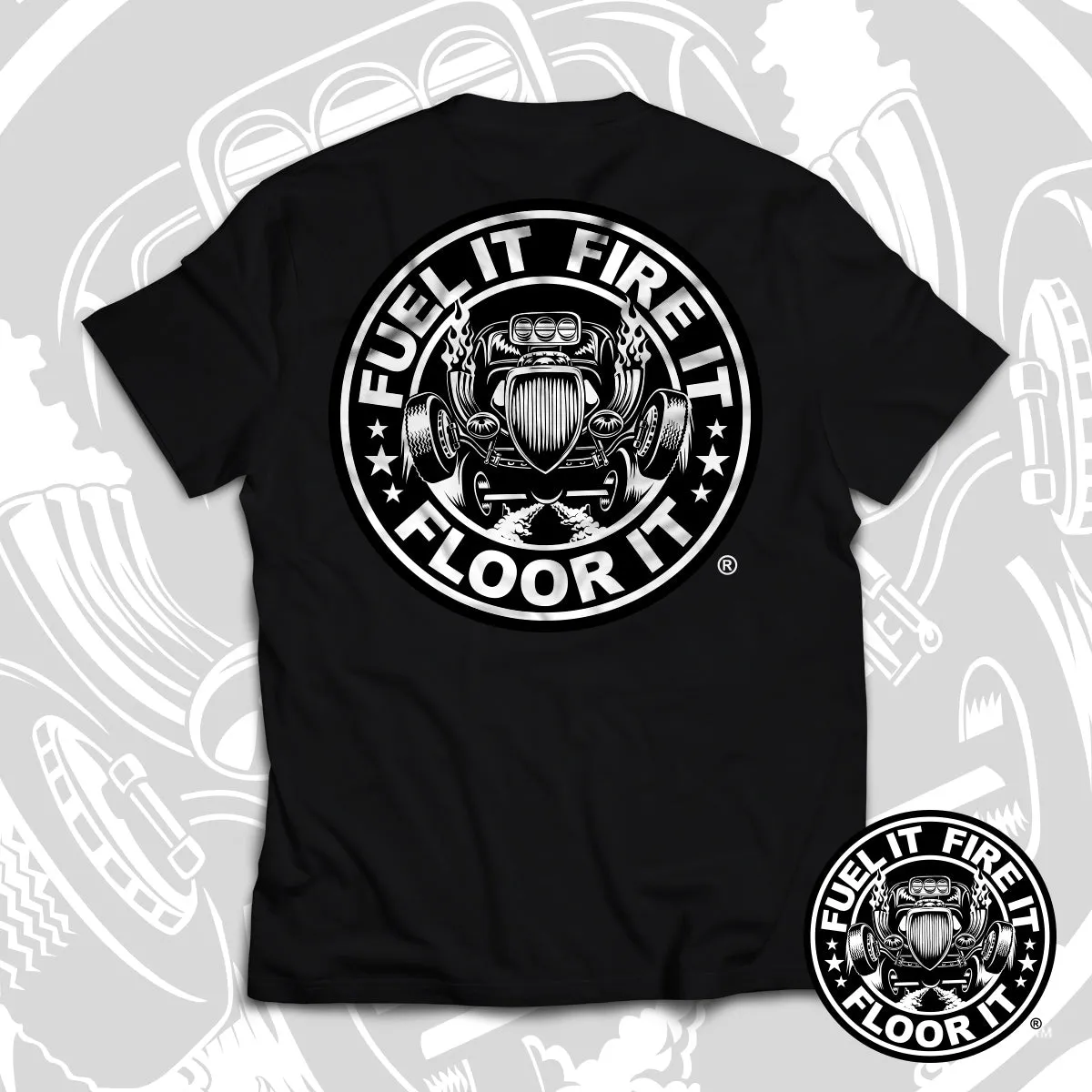 FUEL IT, FIRE IT, FLOOR IT - "Corporate" short sleeve