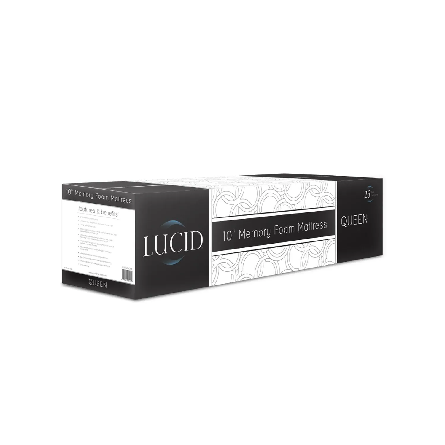 Full size 8-inch Thick Memory Foam Mattress - Firm