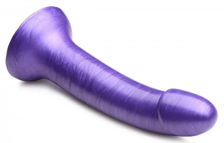 G-Tastic 7" Metallic Silicone Dildo -Pur