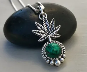 Gemstoned Malachite Necklace