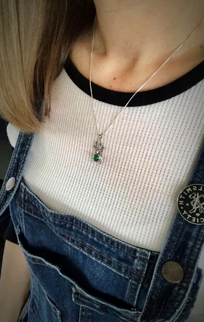 Gemstoned Malachite Necklace
