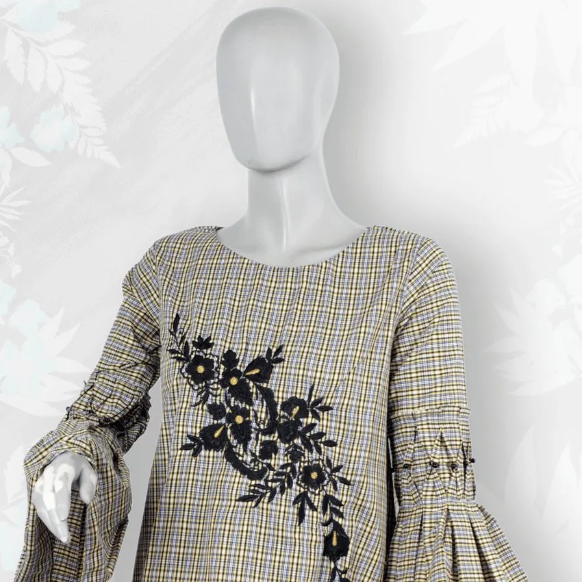 Girls Casual Emb Lawn Frock -EMBFRK-033