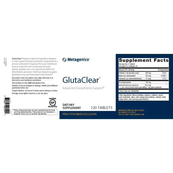 GlutaClear® <br>Advanced Glutathione Support*
