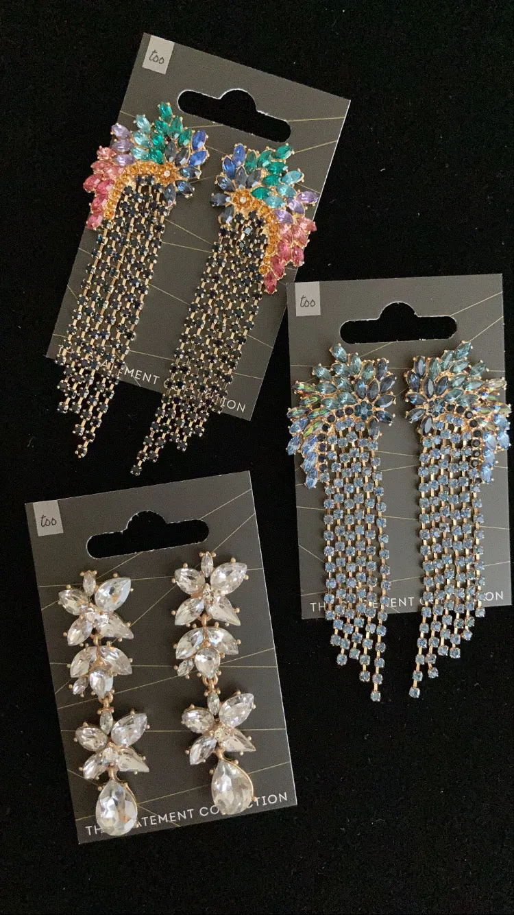 Goddess Glass Flower Earrings 3.0