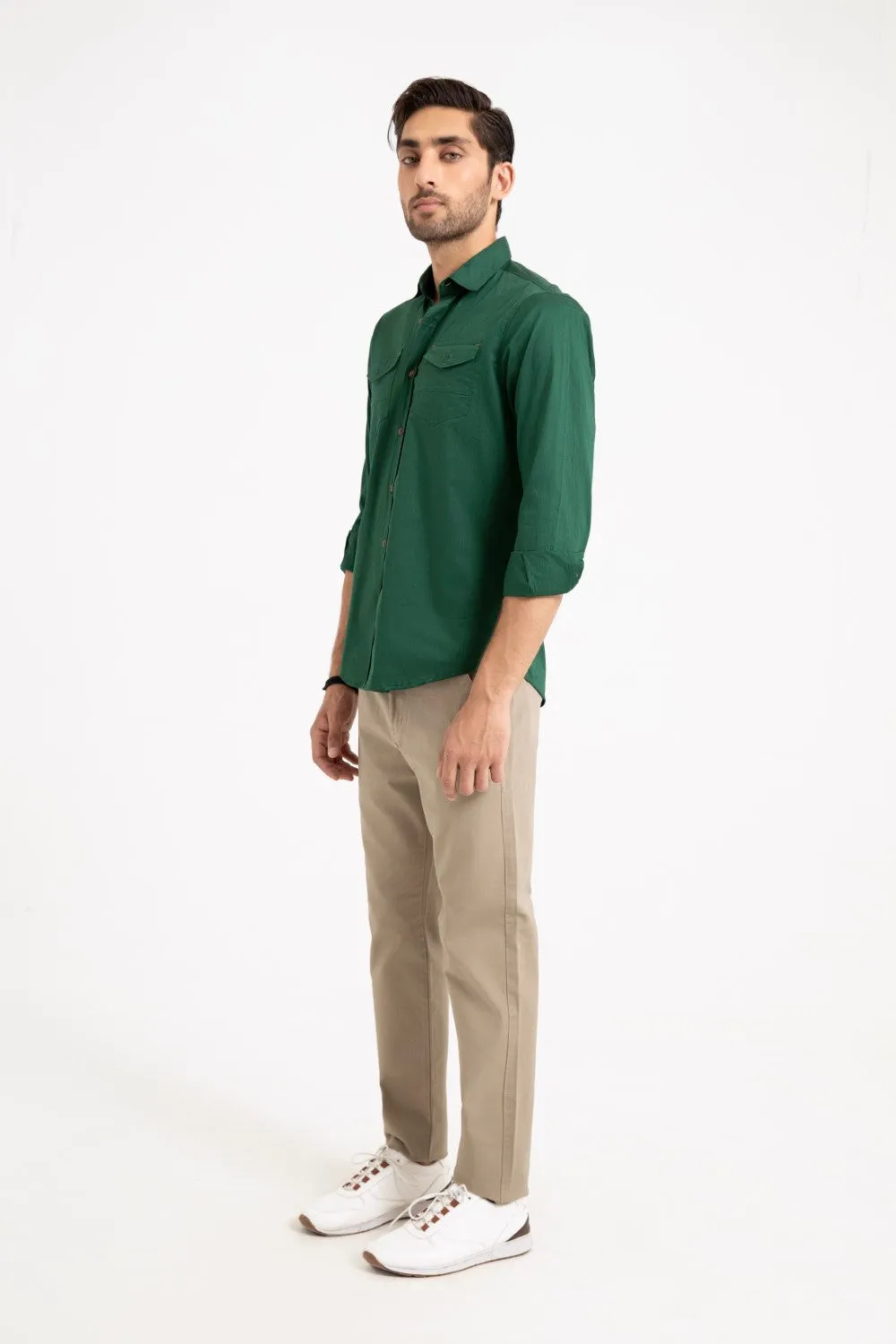 Green Casual Shirt
