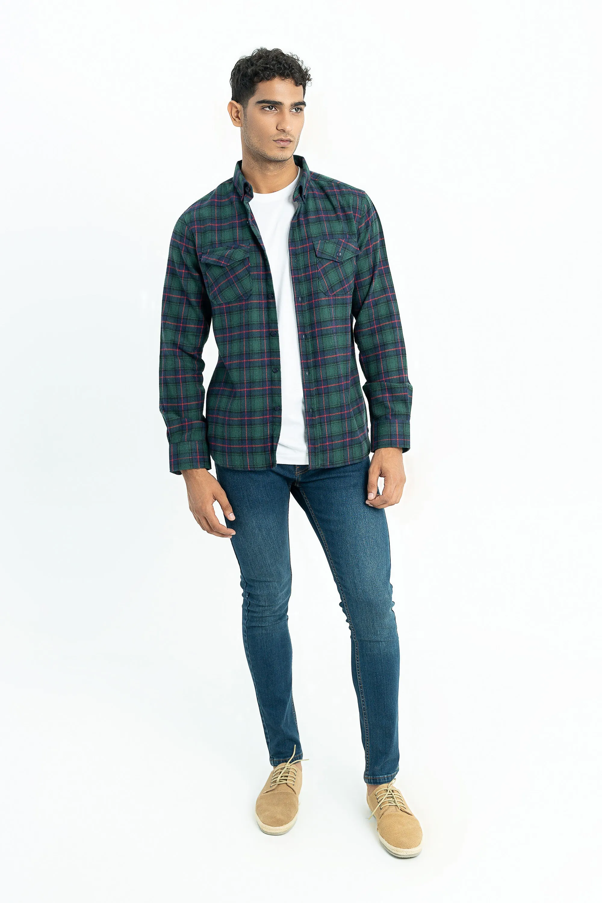 Green Casual Shirt