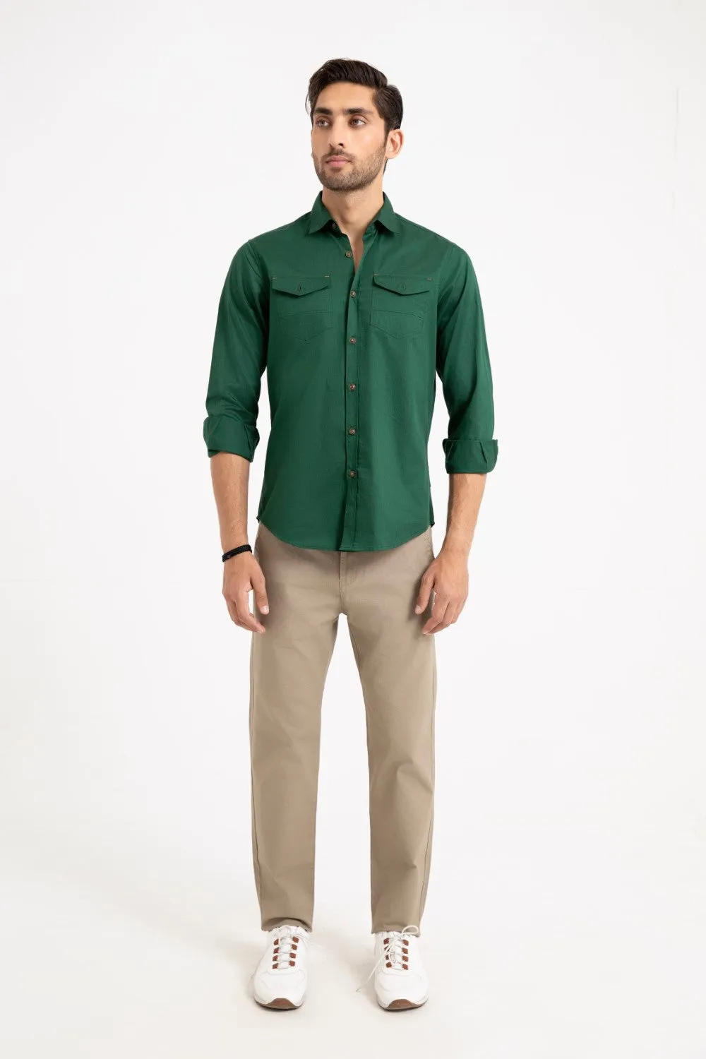 Green Casual Shirt