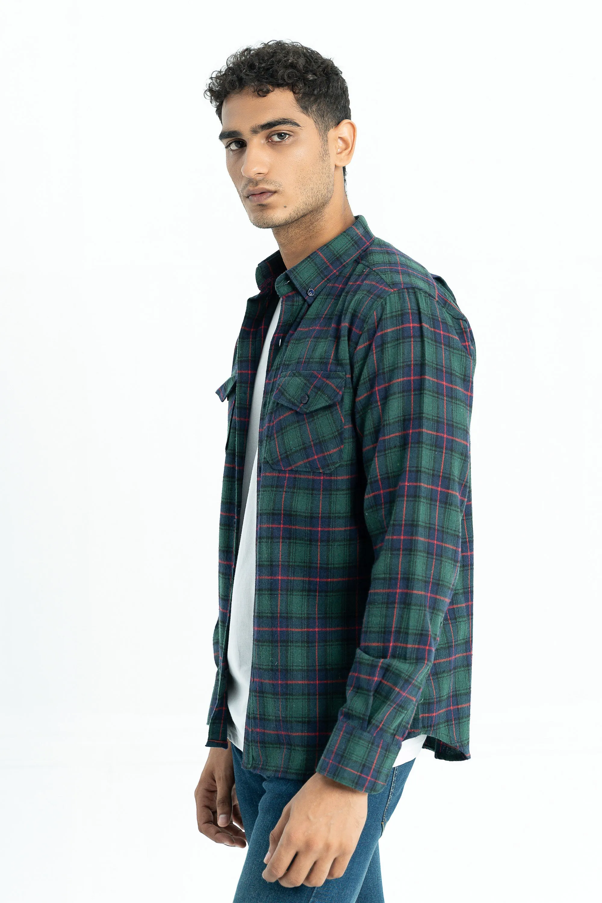 Green Casual Shirt
