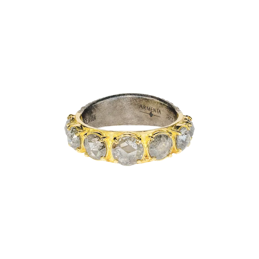 GREY DIAMOND  STATEMENT RING
