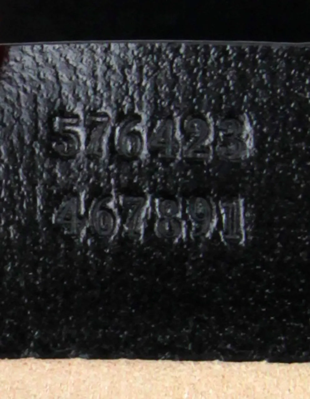 Gucci Black Leather GG Mini Marina Chain Shoulder Bag