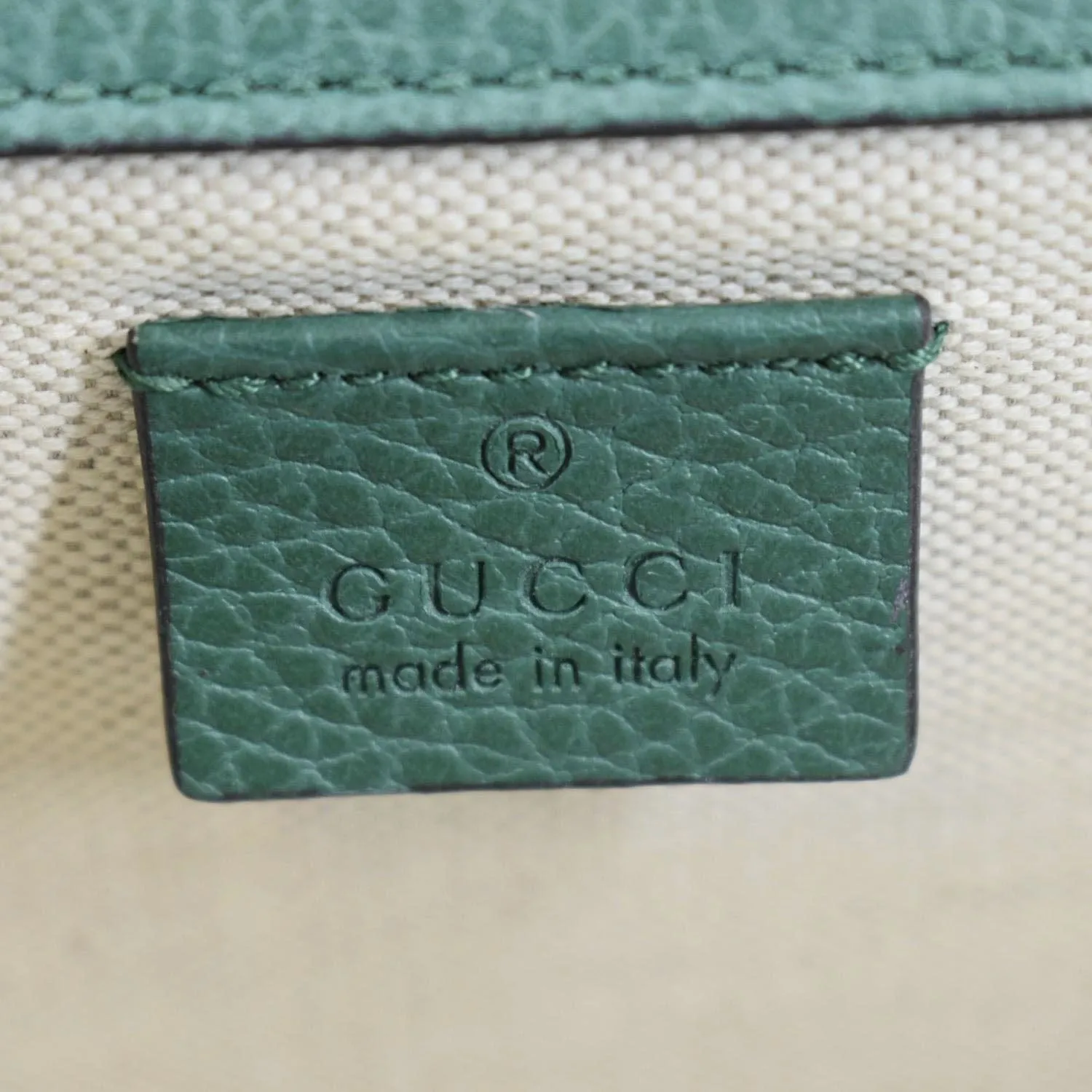 GUCCI Dionysus Small Leather Shoulder Bag Emerald Green 400249