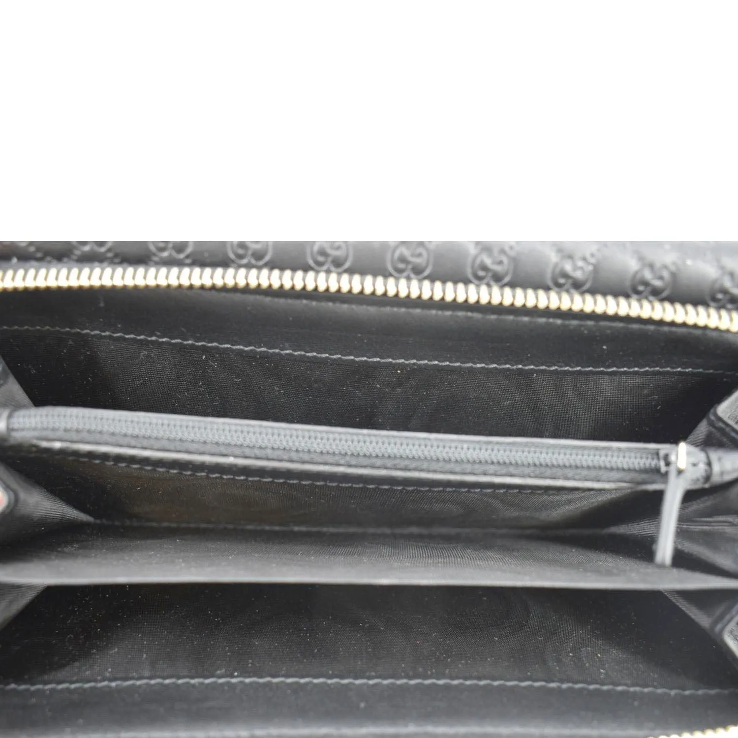 GUCCI Microguccissima Leather Wallet Black 449364