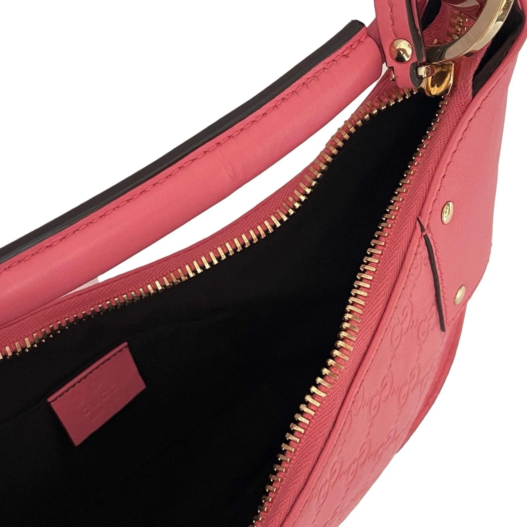 Gucci Pink Logo Shoulder Bag