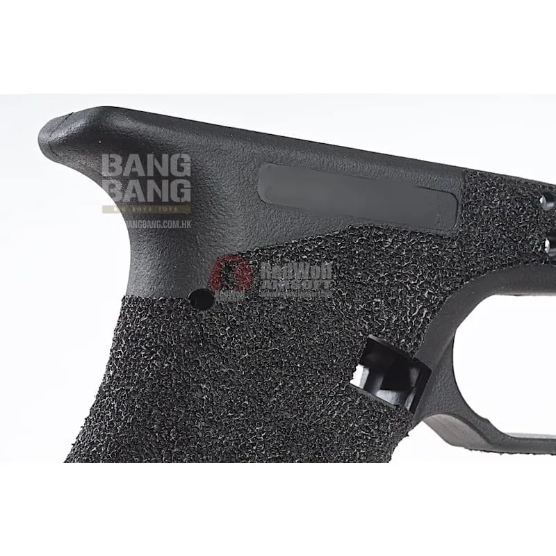 Guns Modify Polymer Gen 3 RTF Frame (Stippling AGC Style) for Tokyo Marui Model 17 - Black