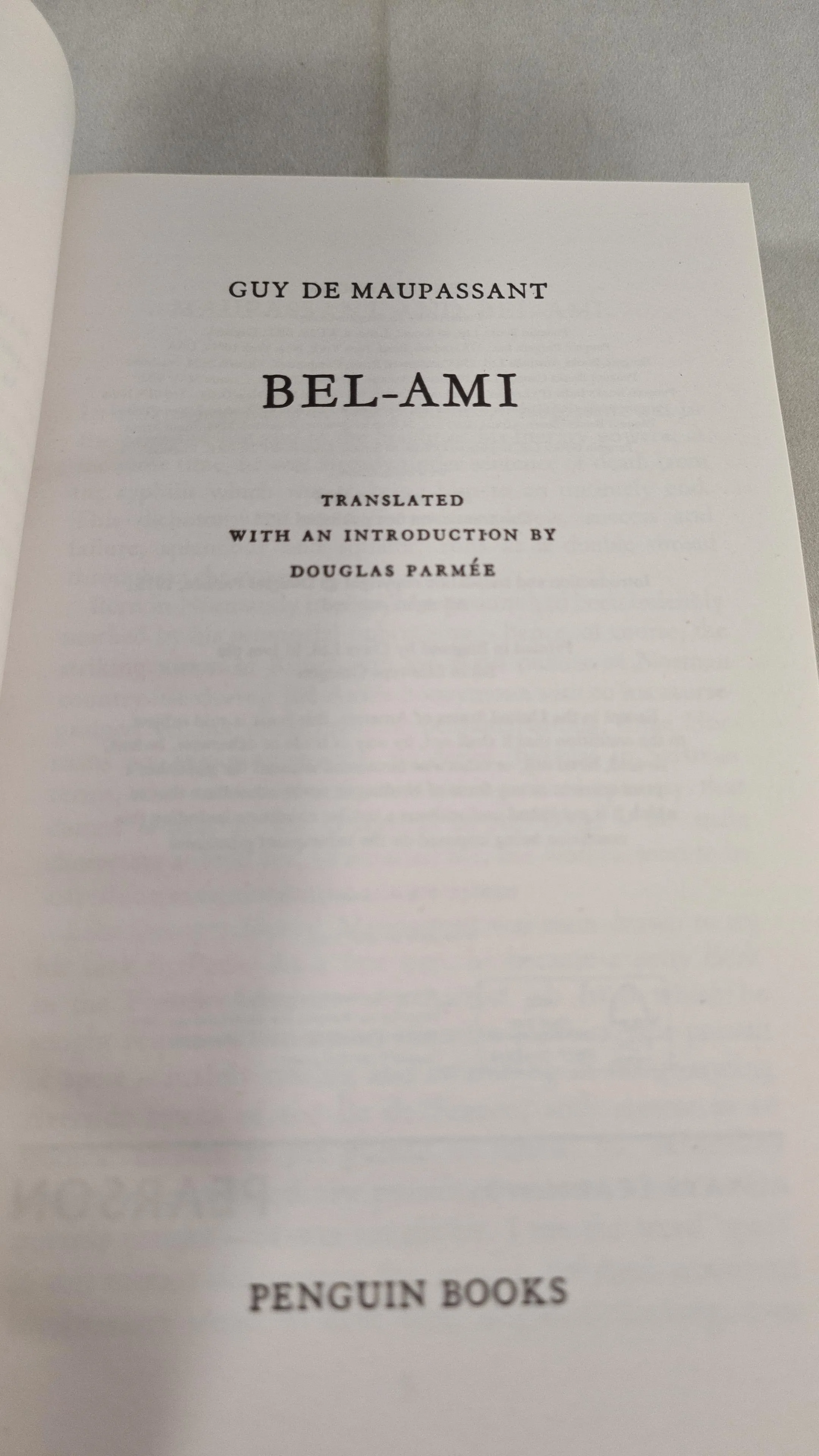 Guy de Maupassant - Bel-Ami, Penguin Books, 1975, Paperbacks