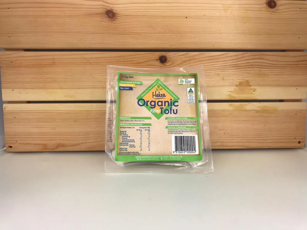 Hakea Organic Firm Tofu (375g)